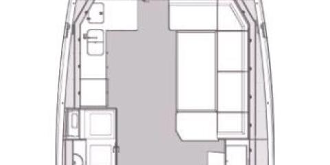 Plan du bateau Elan Impression 45 - One for all