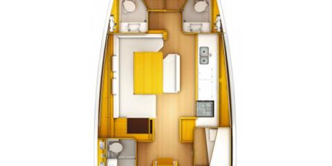 Jeanneau Sun Odyssey 509 - Achilles layout plan
