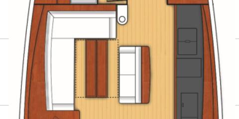 Oceanis Yacht 62 - 4 + 1	 - Thora Helen  layout plan