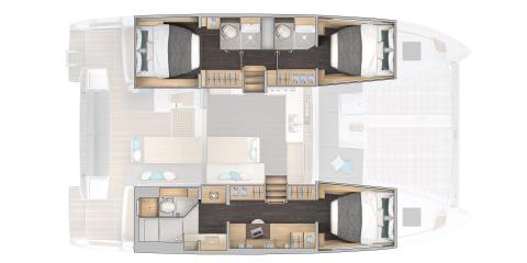 Lagoon 43 - GOA 12 layout plan