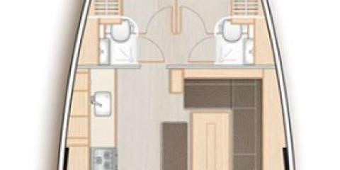 Plan du bateau Hanse 508 - Pegasus