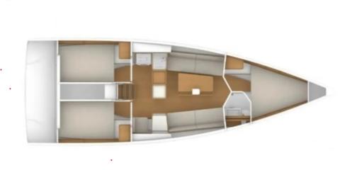 Beneteau First 36 - OSICA layout plan